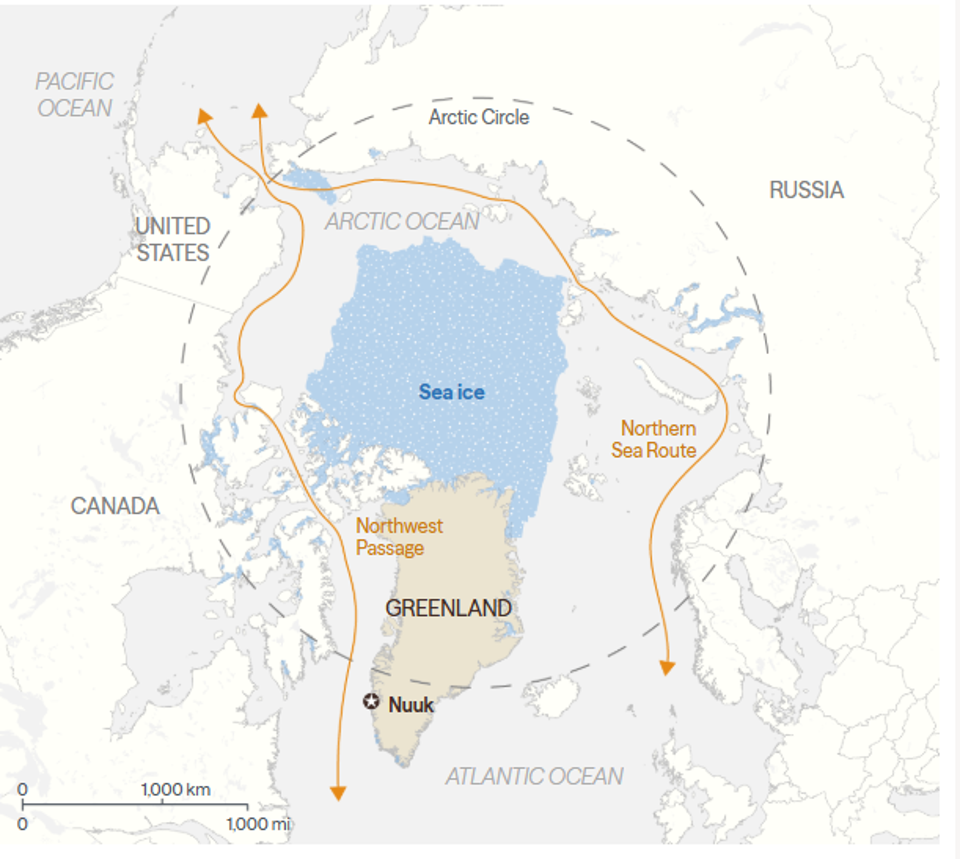 Гренланд арлын стратегийн ач холбогдол ба АНУ