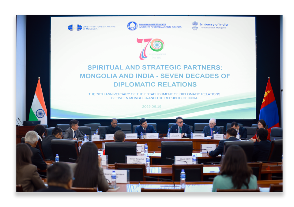 Academic Conference on “Intellectual and Strategic Partners: Mongolia and India – 70 Years of Diplomatic Relations” was held.