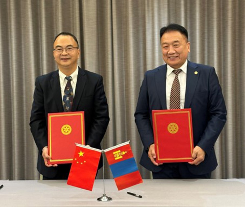 Хятадын  Шинжлэх  Ухааны Академитай хамтын ажиллагааны санамж бичиг ээ шинэчлэн байгууллаа